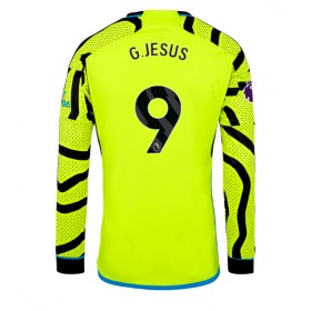 Arsenal Gabriel Jesus #9 Borta Kläder 2023-24 Långärmad